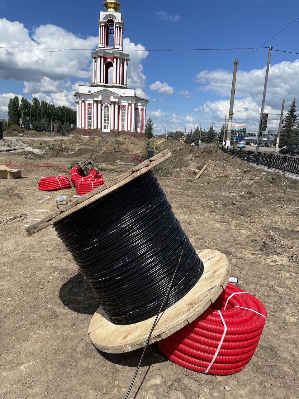 Монтаж ВОЛС прокладка оптоволокна